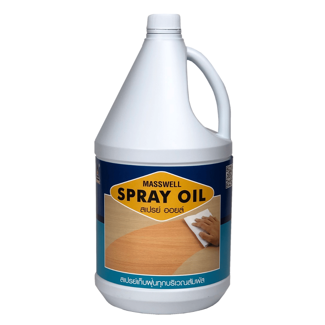 น้ำยาเก็บฝุ่น MASSWELL SPRAY OIL(MW-OP08) ขนาด 3.5 ลิตร_1